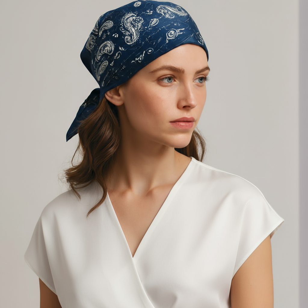 The Azure Elegance Scarf